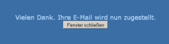 Erfolgsmeldung